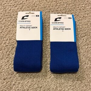 Champro Men's Blue Athletic Socks